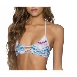 NEW B SWIM beach side top in makai tie dye
